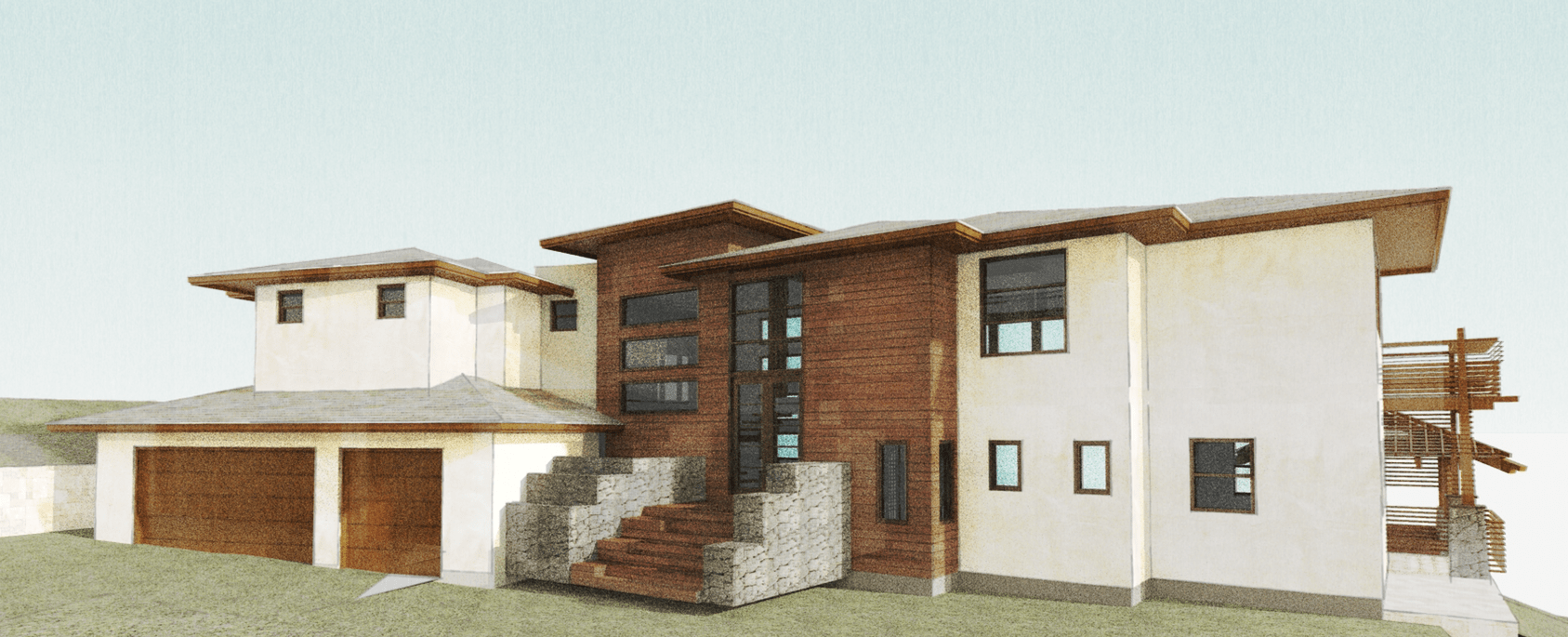 Hawaii Backyard Landscape and Pool Design