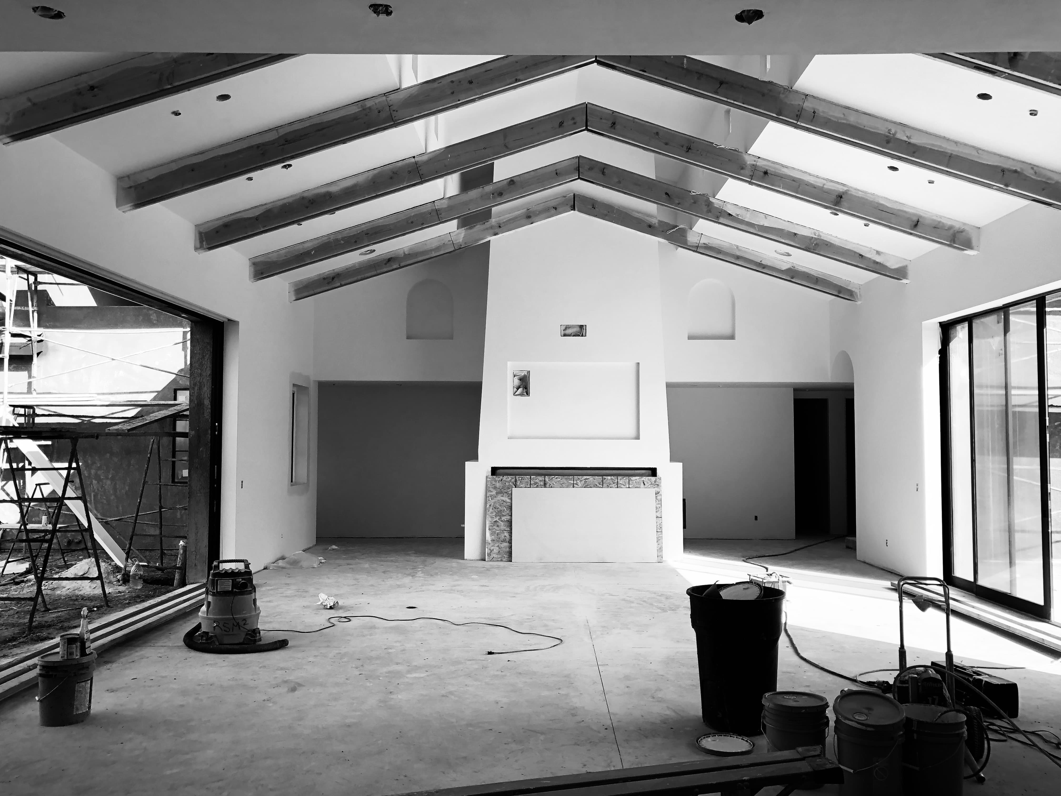 Interior Architectural Entry Tower Design and Framing Plans